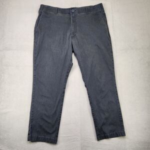 Lee Extreme Comfort MVP Pants Men's 38x28 Navy Relaxed Performance Stretch Chino